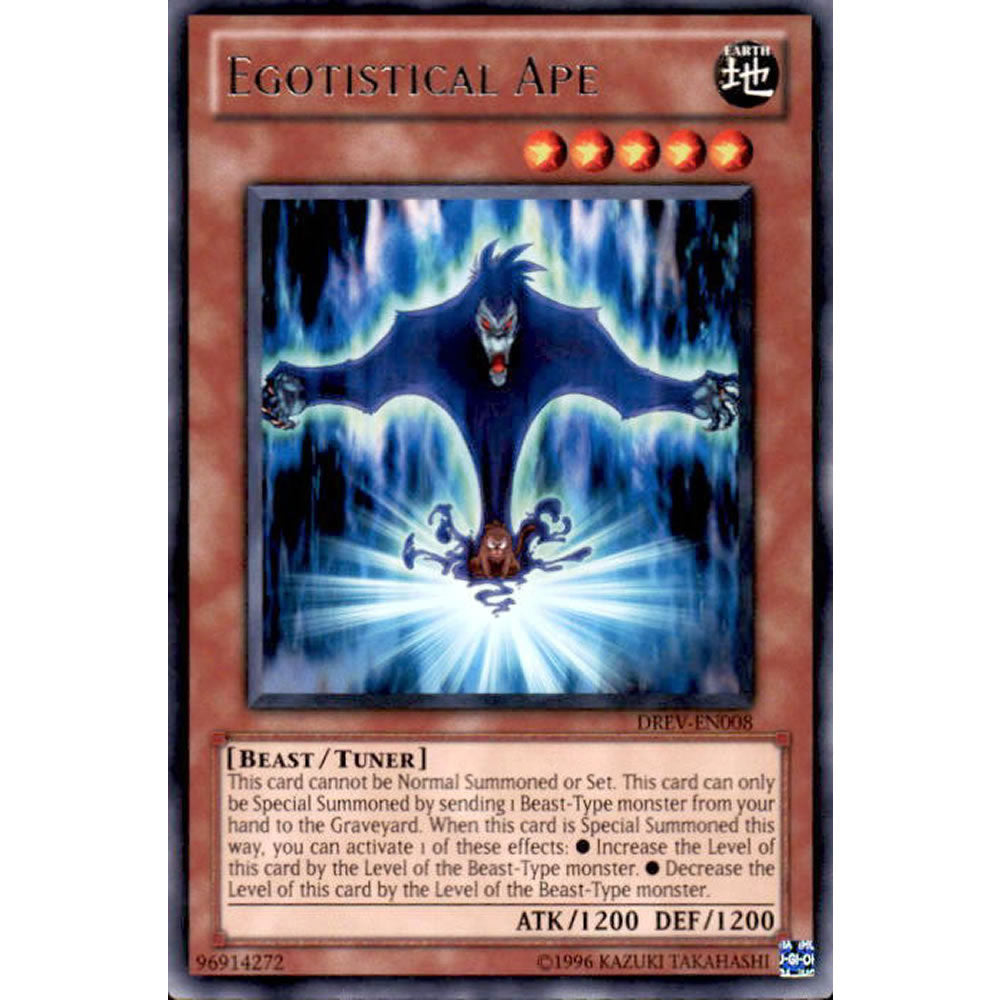 Egotistical Ape DREV-EN008 Yu-Gi-Oh! Card from the Duelist Revolution Set