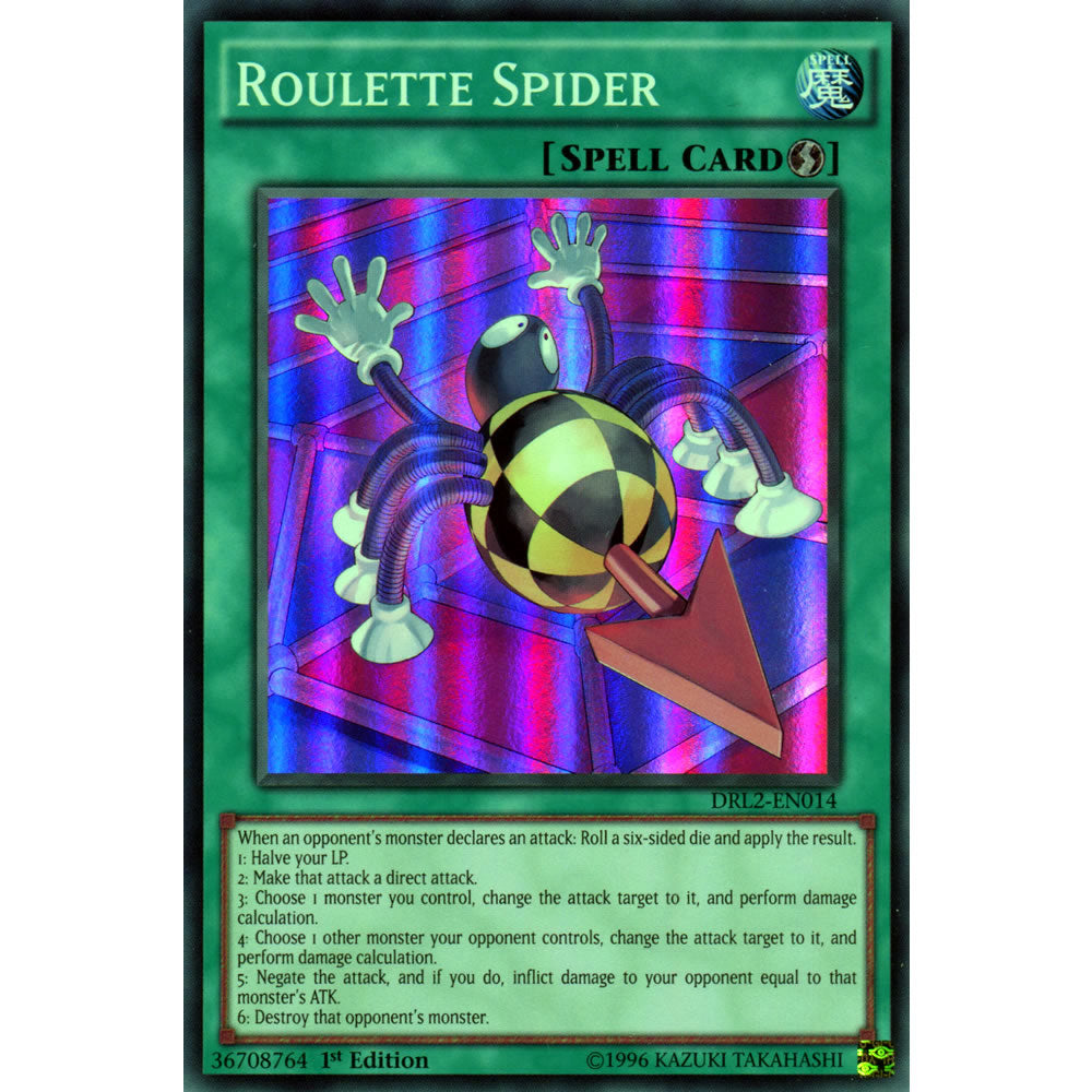 roulette spider yugioh card X2. Drl2. Leer Descripcin. Yu-gi-oh A single individual card from the Yu Roulette Spider5040 1 (Used) 789796250|