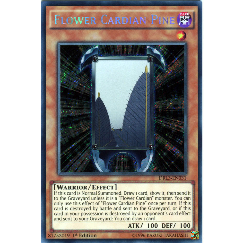 Flower Cardian Pine DRL3-EN031 Yu-Gi-Oh! Card from the Dragons of Legend Unleashed Set