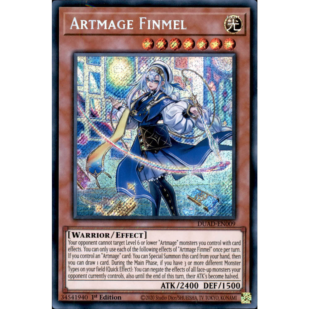 Artmage Finmel DUAD-EN009 Yu-Gi-Oh! Card from the Duelist's Advance Set