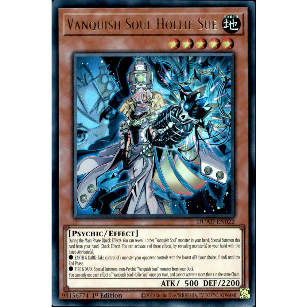Vanquish Soul Hollie Sue DUAD-EN022 Yu-Gi-Oh! Card from the Duelist's Advance Set