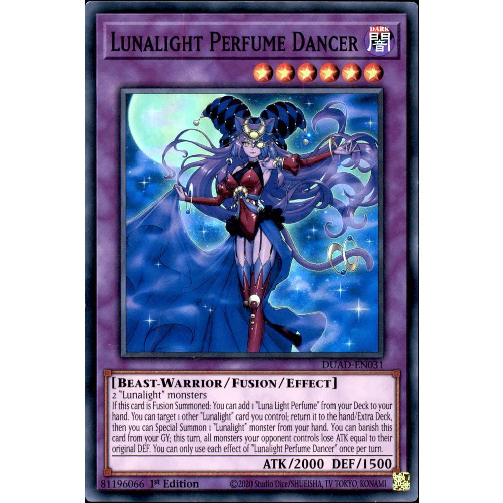 Lunalight Perfume Dancer DUAD-EN031 Yu-Gi-Oh! Card from the Duelist's Advance Set