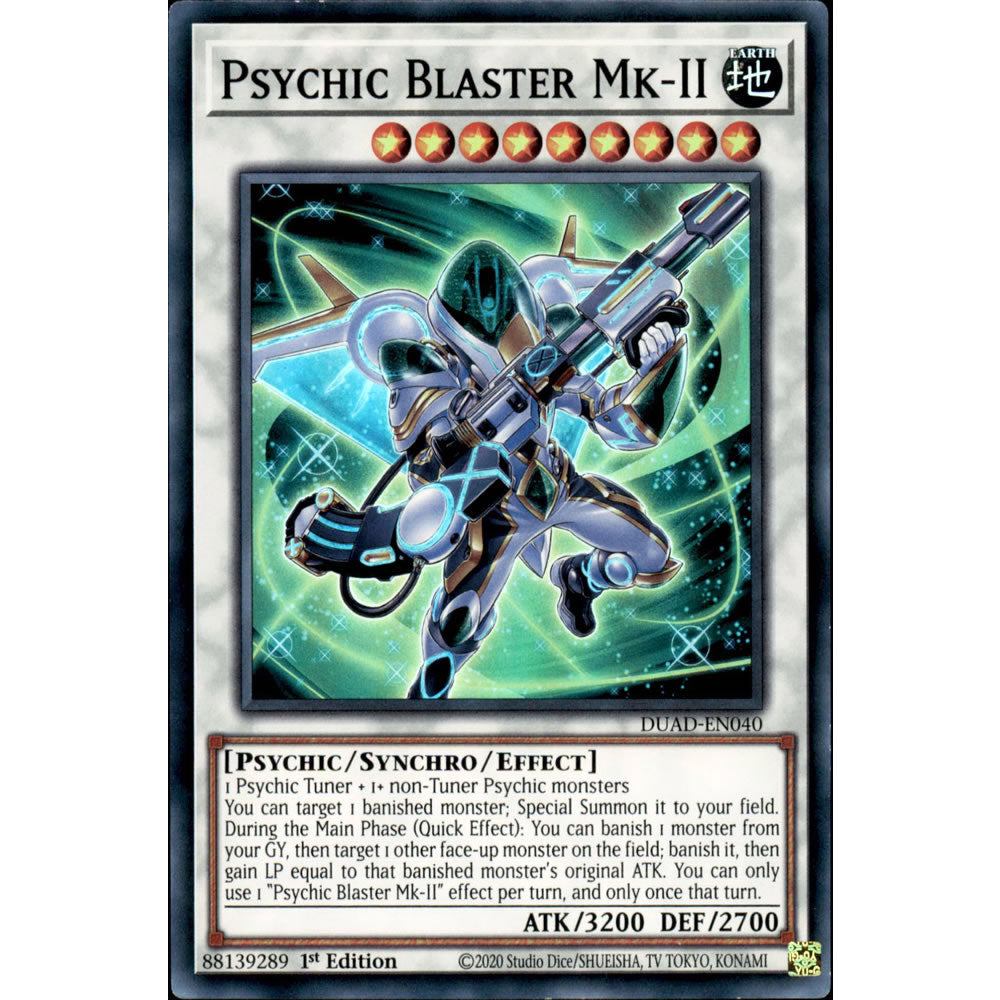 Psychic Blaster Mk-II DUAD-EN040 Yu-Gi-Oh! Card from the Duelist's Advance Set
