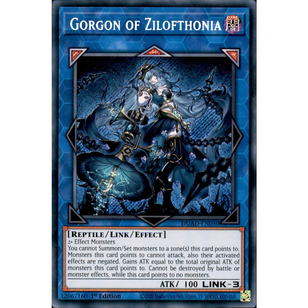 Gorgon of Zilofthonia DUAD-EN050 Yu-Gi-Oh! Card from the Duelist's Advance Set