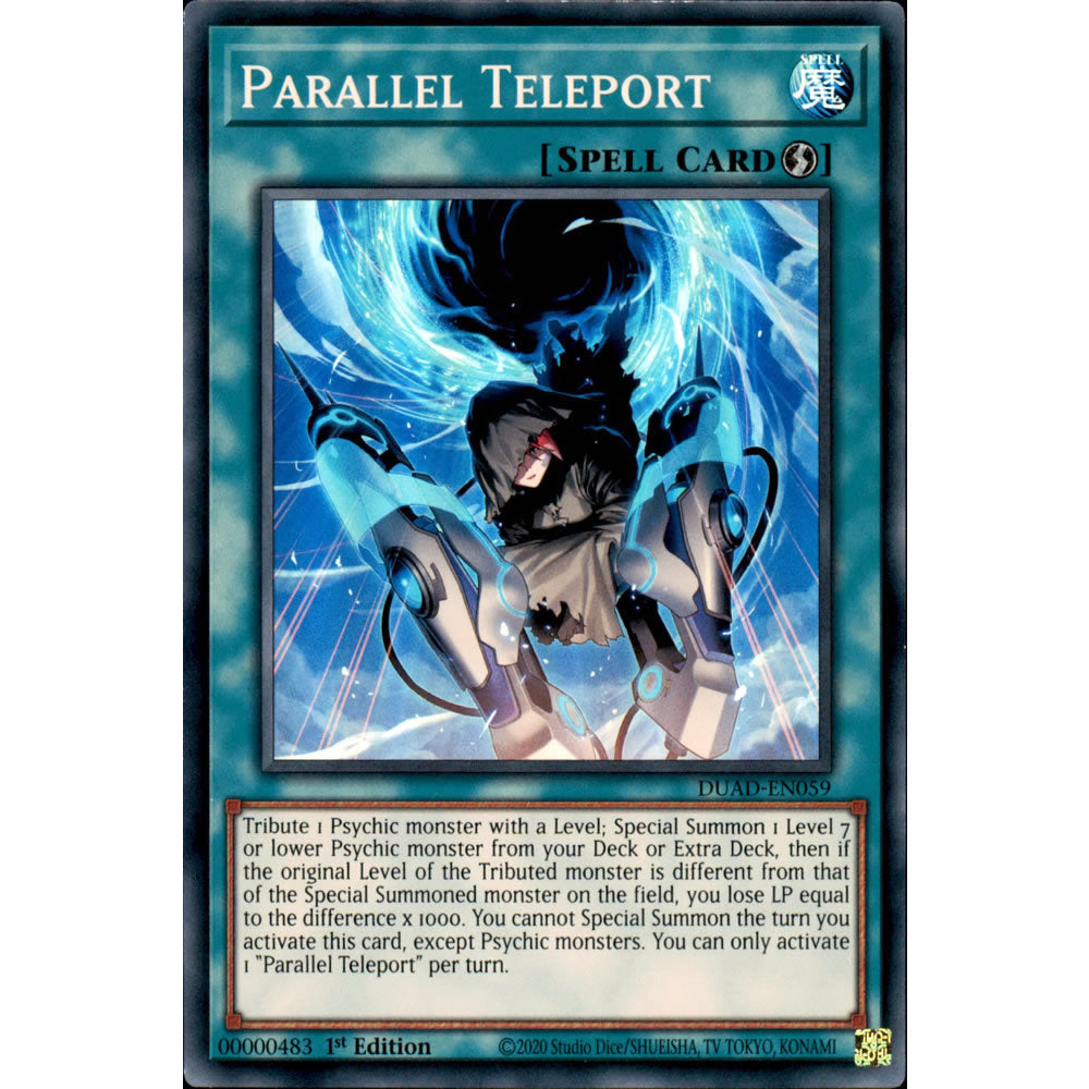 Parallel Teleport DUAD-EN059 Yu-Gi-Oh! Card from the Duelist's Advance Set