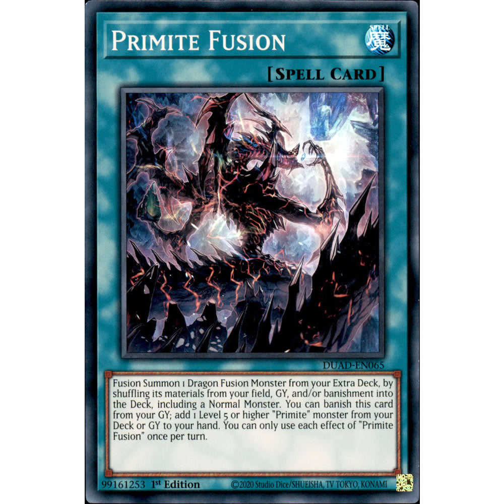 Primite Fusion DUAD-EN065 Yu-Gi-Oh! Card from the Duelist's Advance Set