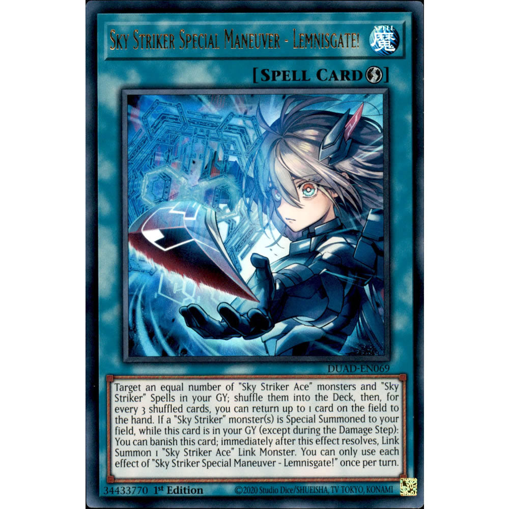 Sky Striker Special Maneuver - Lemnisgate! DUAD-EN069 Yu-Gi-Oh! Card from the Duelist's Advance Set