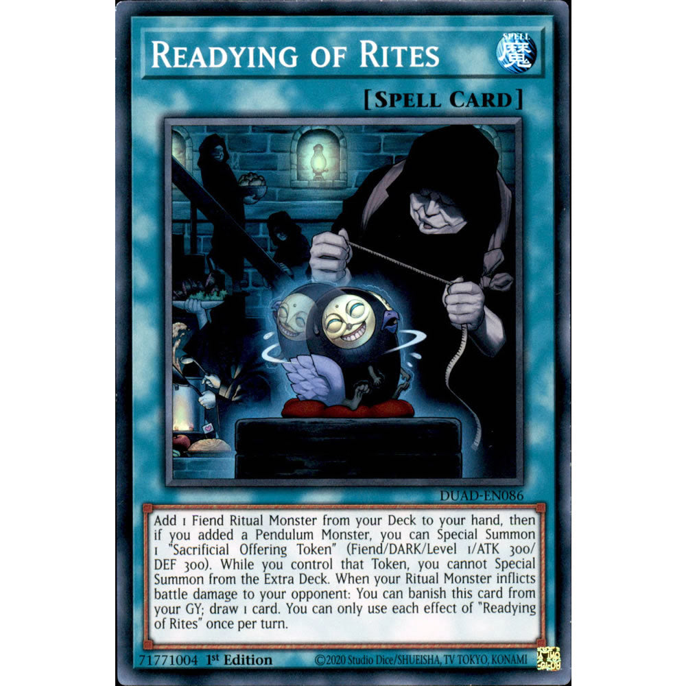 Readying of Rites DUAD-EN086 Yu-Gi-Oh! Card from the Duelist's Advance Set