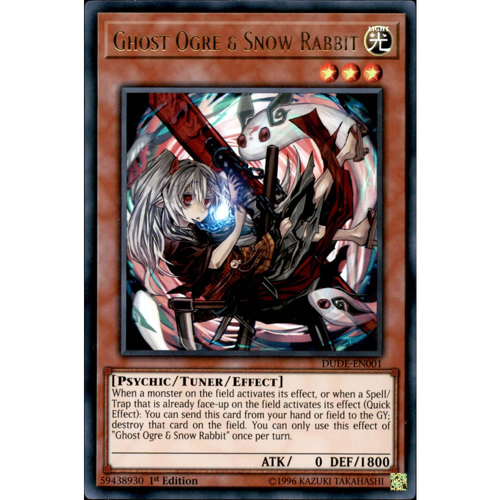 Ghost Ogre & Snow Rabbit DUDE-EN001 Yu-Gi-Oh! Card from the Duel Devastator Set