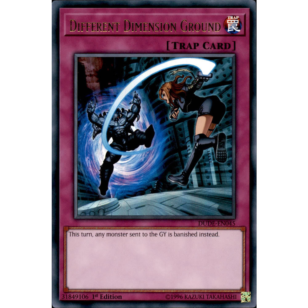 Different Dimension Ground DUDE-EN045 Yu-Gi-Oh! Card from the Duel Devastator Set