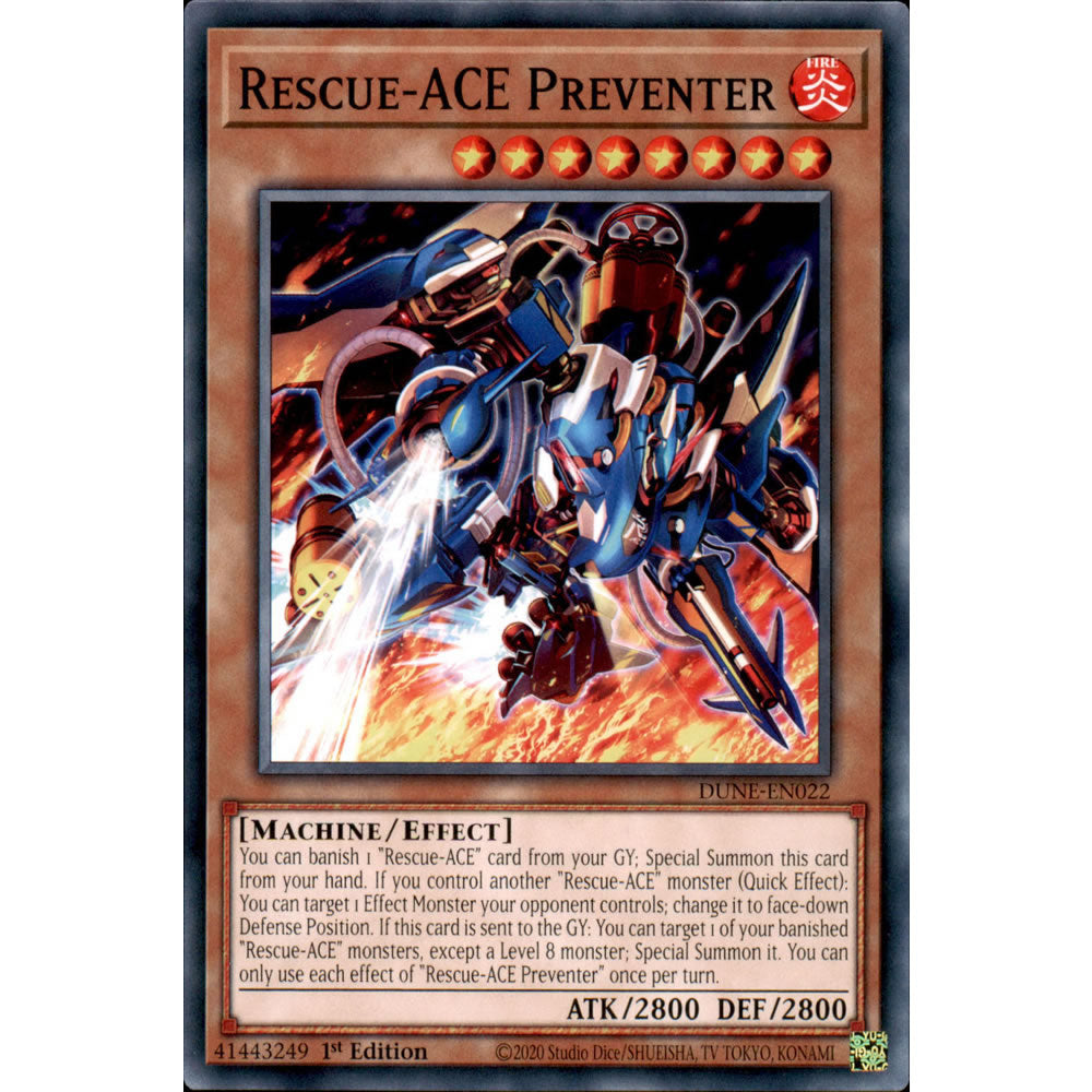 Rescue-ACE Preventer DUNE-EN022 Yu-Gi-Oh! Card Rescue-ACE Preventer DUNE-EN022 Yu-Gi-Oh! Card