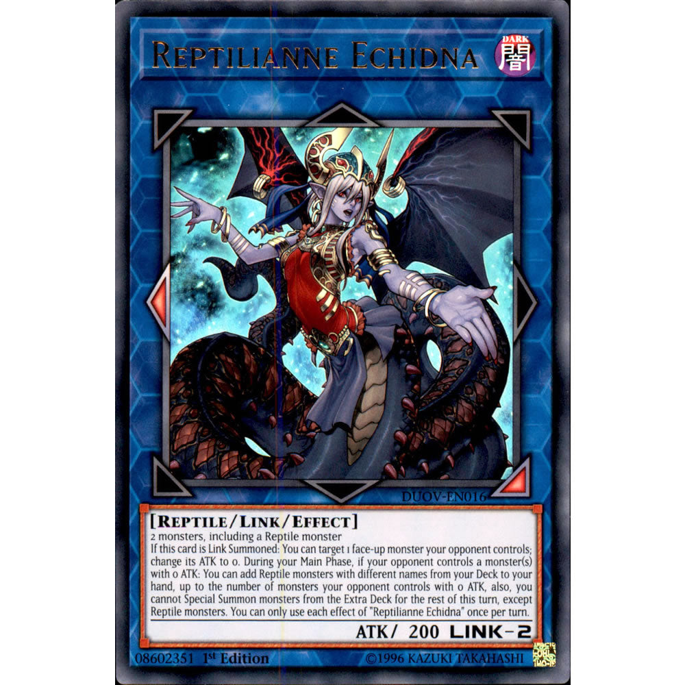 Reptilianne Echidna DUOV-EN016 Yu-Gi-Oh! Card Reptilianne Echidna DUOV-EN016 Yu-Gi-Oh! Card