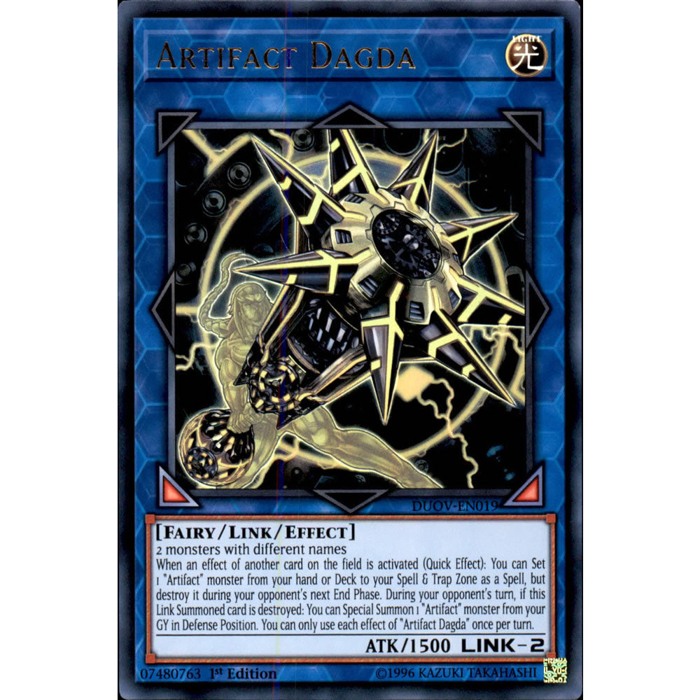 artifact monsters yugioh Artifact Dagda DUOV-EN019 Yu-Gi-Oh! Card