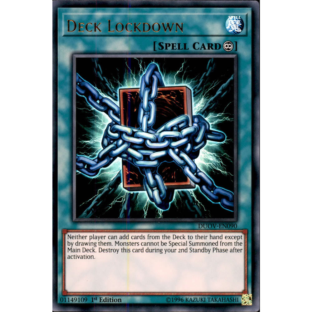 yugioh lockdown deck Yu-Gi-Oh! Deck Lockdown By Konami