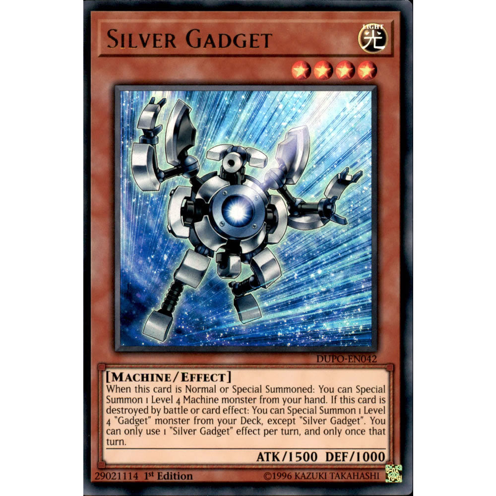 Silver Gadget DUPO-EN042 Yu-Gi-Oh! Card from the Duel Power Set