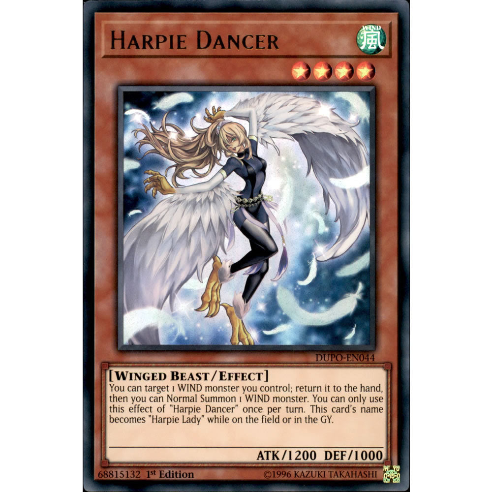 Harpie Dancer DUPO-EN044 Yu-Gi-Oh! Card from the Duel Power Set