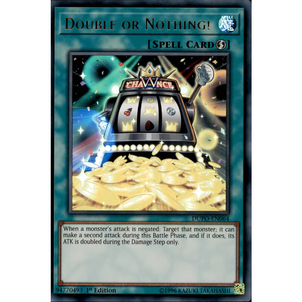 Double or Nothing! DUPO-EN064 Yu-Gi-Oh! Card from the Duel Power Set
