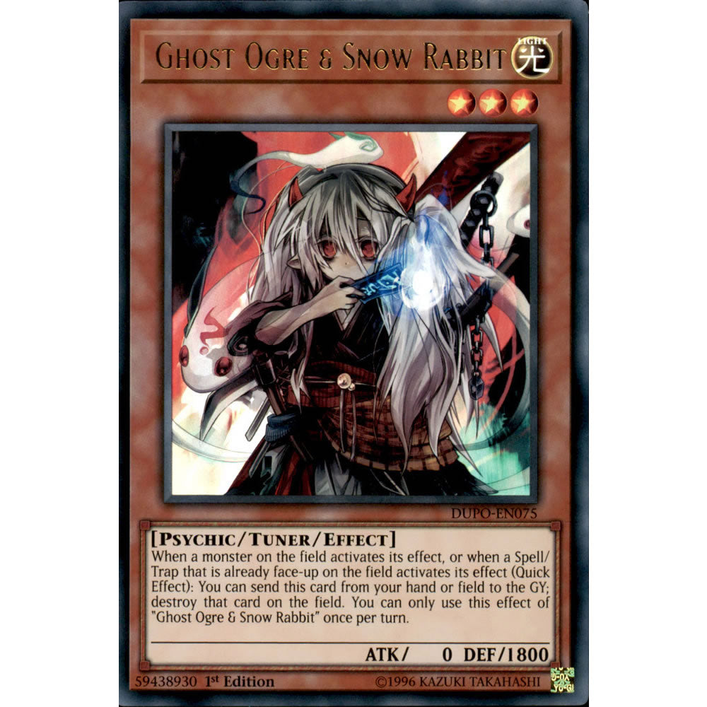 Ghost Ogre & Snow Rabbit DUPO-EN075 Yu-Gi-Oh! Card from the Duel Power Set