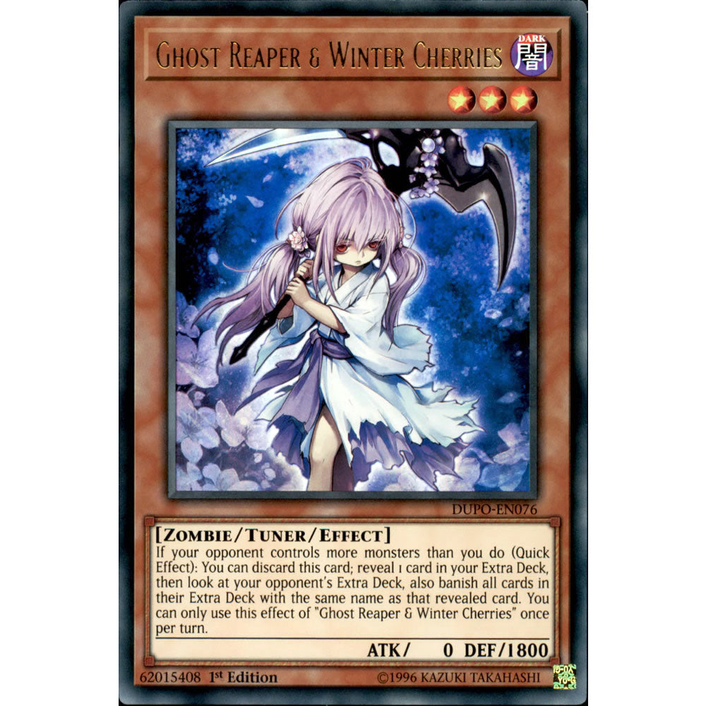 Ghost Reaper & Winter Cherries DUPO-EN076 Yu-Gi-Oh! Card from the Duel Power Set