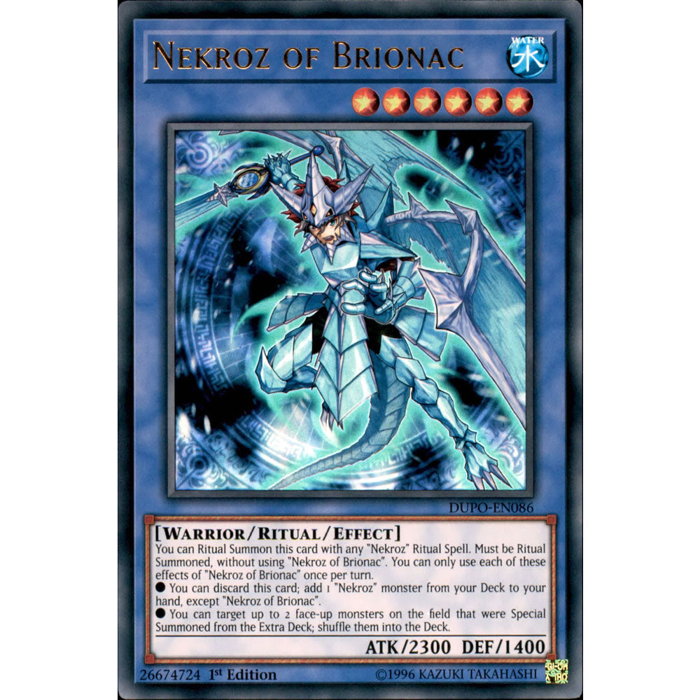 Nekroz of Brionac DUPO-EN086 Yu-Gi-Oh! Card from the Duel Power Set