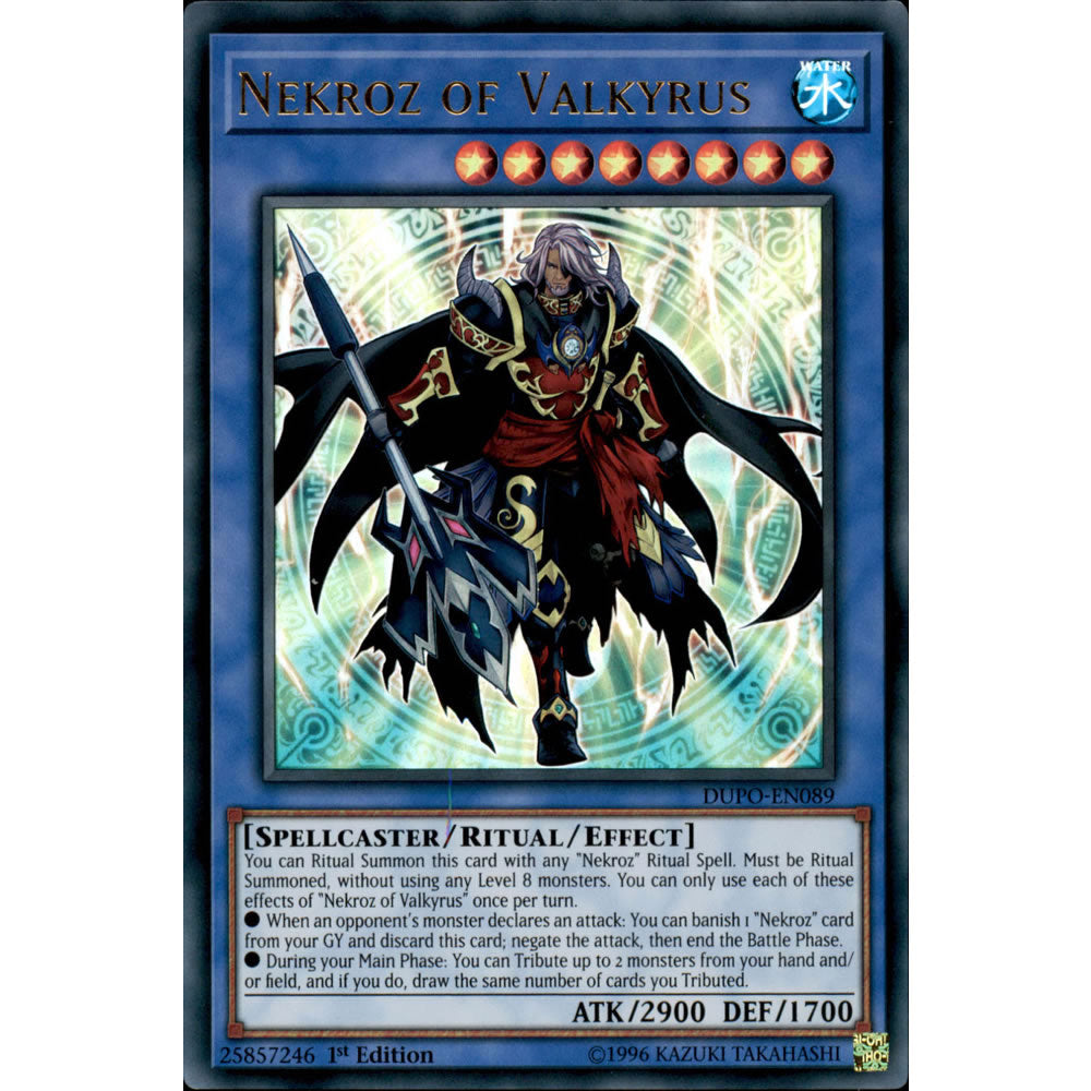 Nekroz of Valkyrus DUPO-EN089 Yu-Gi-Oh! Card from the Duel Power Set