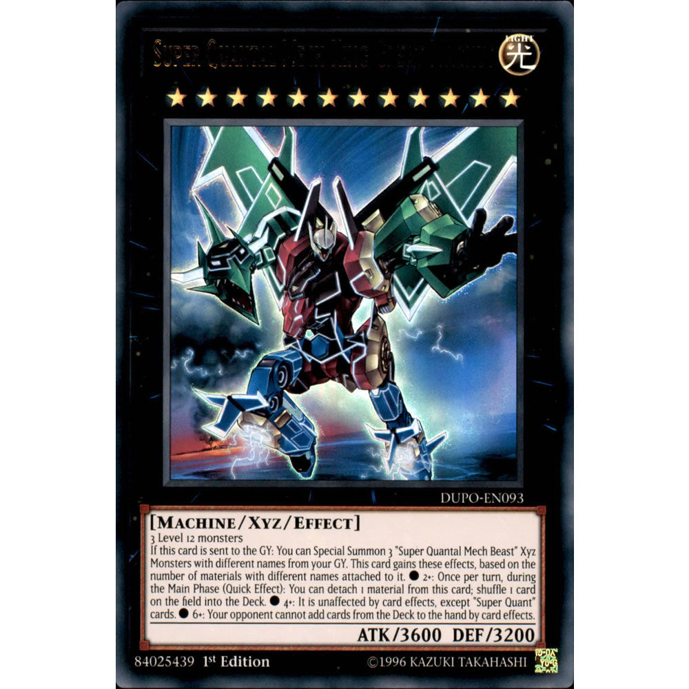 Super Quantal Mech King Great Magnus DUPO-EN093 Yu-Gi-Oh! Card from the Duel Power Set