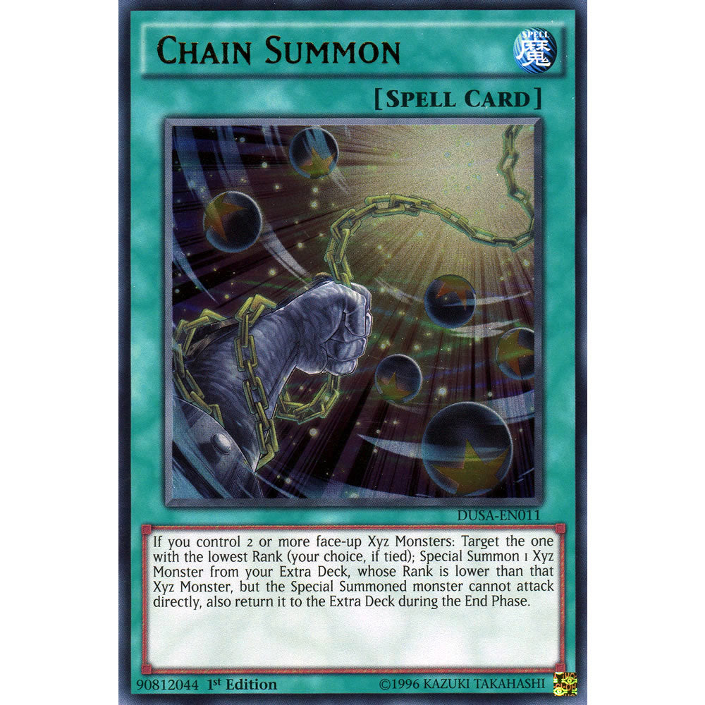 Chain Summon DUSA-EN011 Yu-Gi-Oh! Card from the Duelist Saga Set