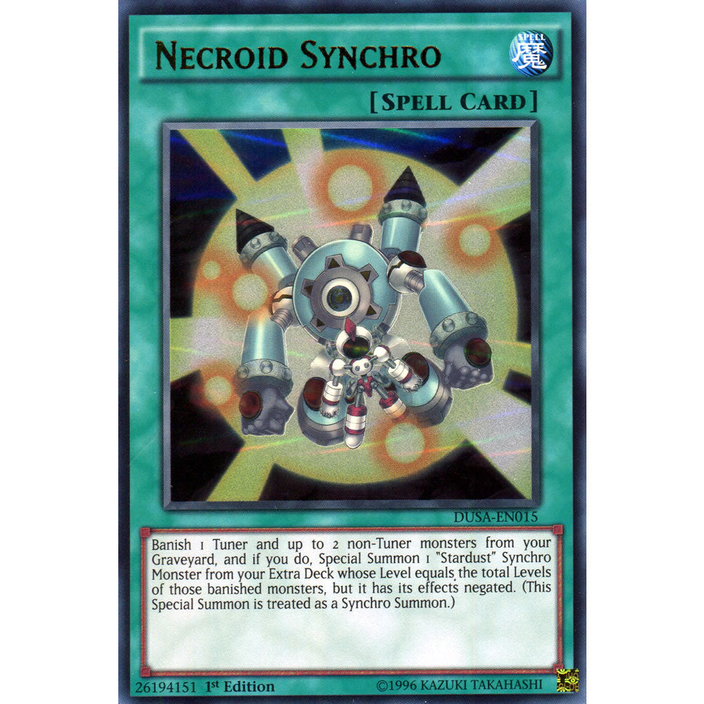 Necroid Synchro DUSA-EN015 Yu-Gi-Oh! Card - Deckboosters Necroid Synchro DUSA-EN015 Yu-Gi-Oh! Card - Deckboosters