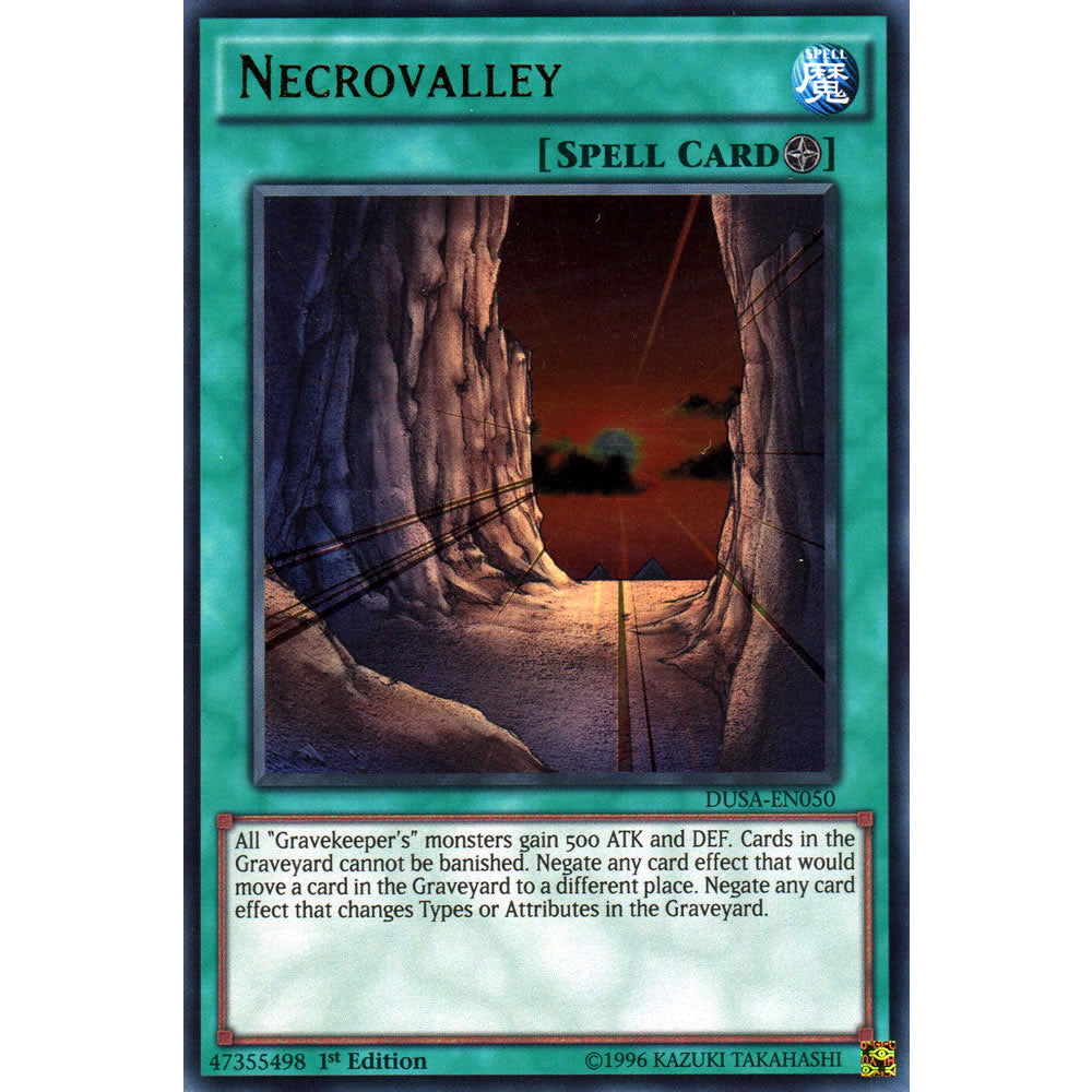 Necrovalley DUSA-EN050 Yu-Gi-Oh! Card from the Duelist Saga Set