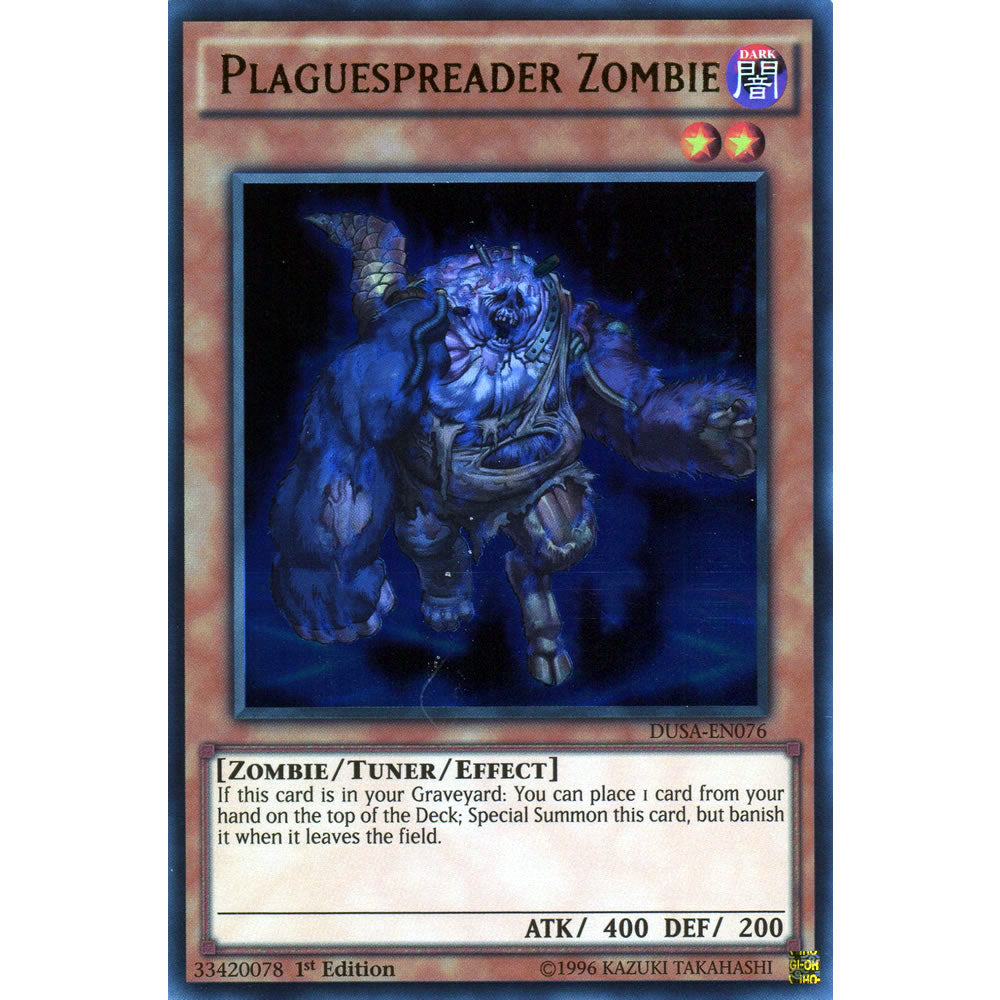 Plaguespreader Zombie DUSA-EN076 Yu-Gi-Oh! Card Plaguespreader Zombie DUSA-EN076 Yu-Gi-Oh! Card