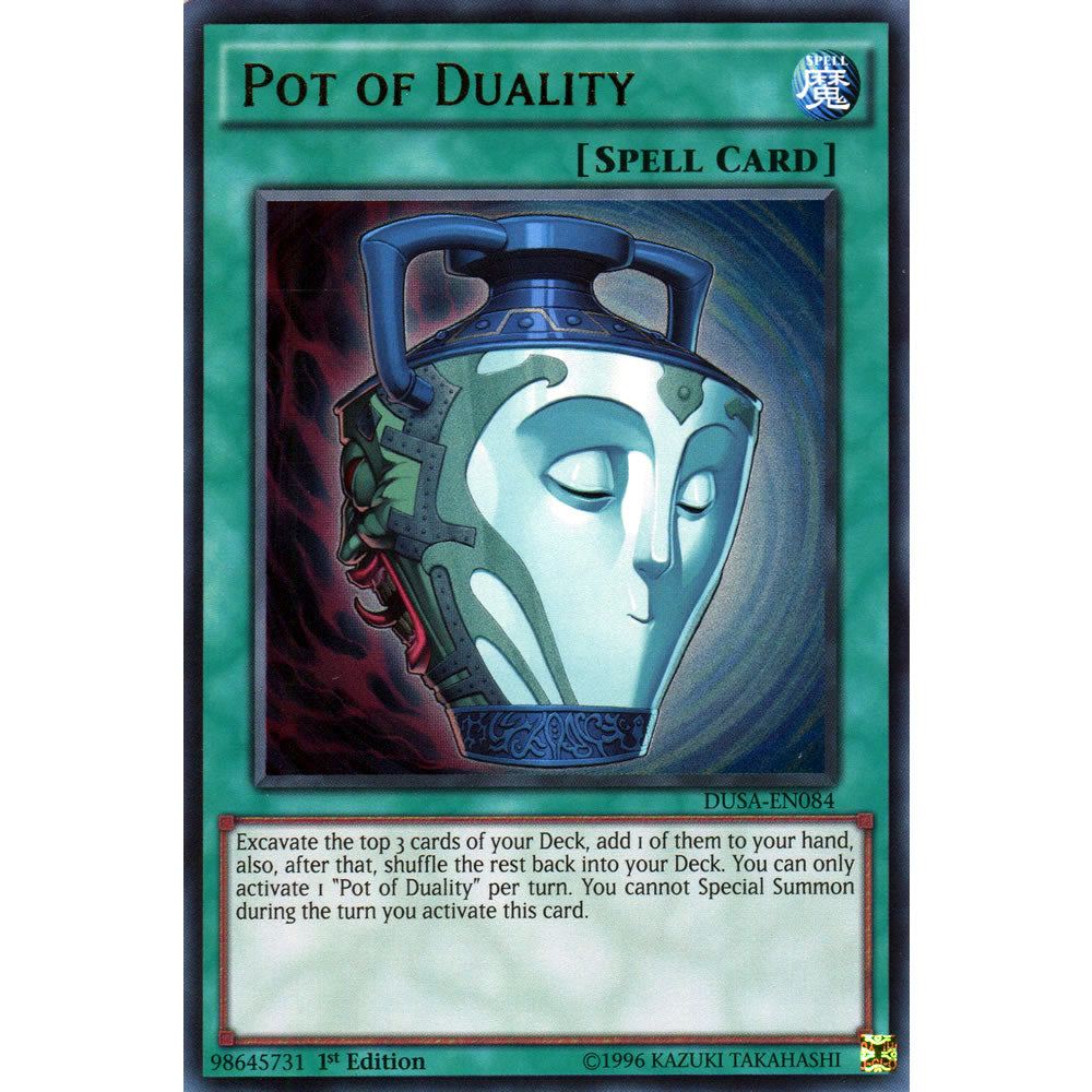 Pot of Duality DUSA-EN084 Yu-Gi-Oh! Card from the Duelist Saga Set