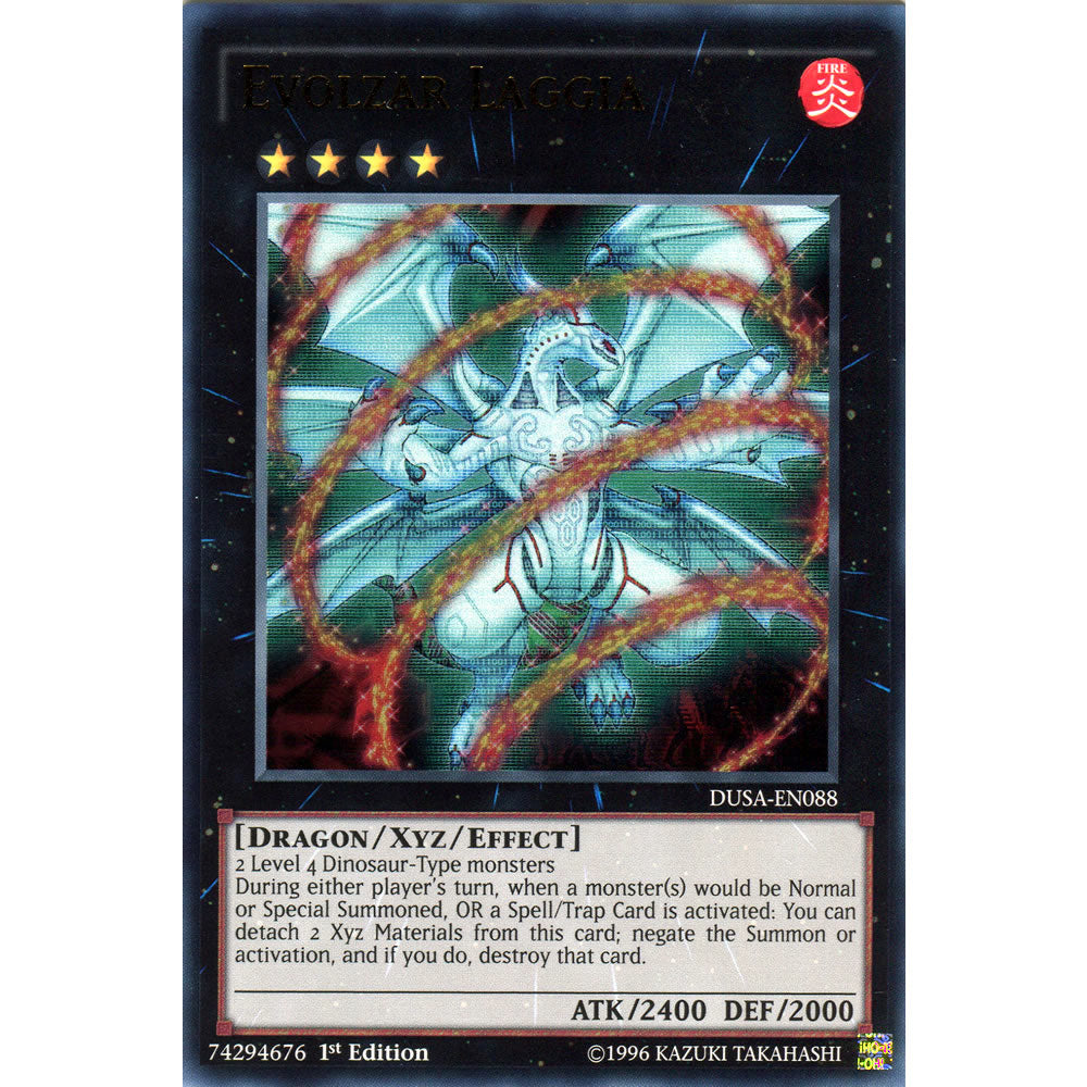 Evolzar Laggia DUSA-EN088 Yu-Gi-Oh! Card from the Duelist Saga Set