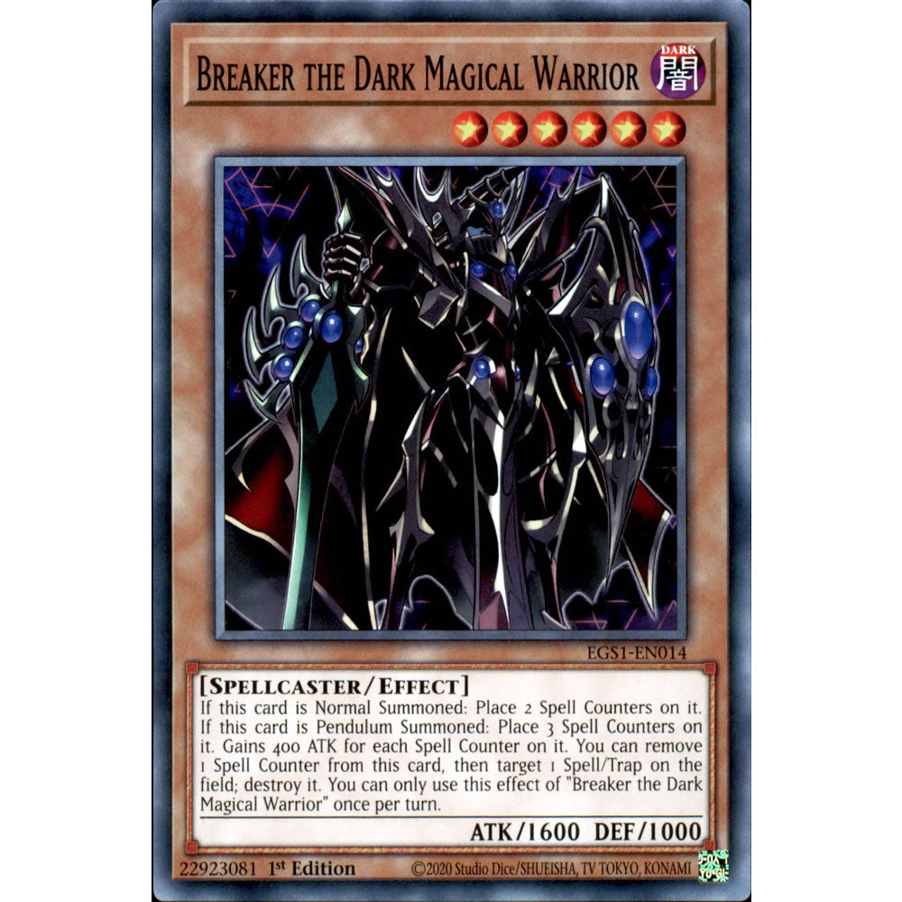 Breaker the Dark Magical Warrior EGS1-EN014 Yu-Gi-Oh! Card Breaker the Dark Magical Warrior EGS1-EN014 Yu-Gi-Oh! Card