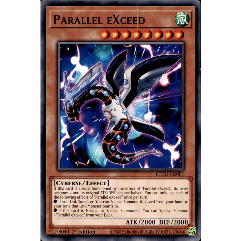 yugioh exceed cards Parallel eXceed ETCO-EN001 Yu-Gi-Oh! Card