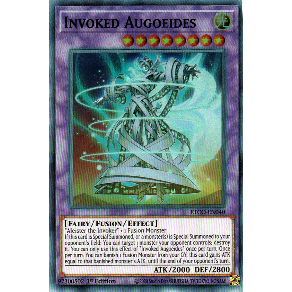 Invoked Augoeides ETCO-EN040 Yu-Gi-Oh! Card from the Eternity Code Set