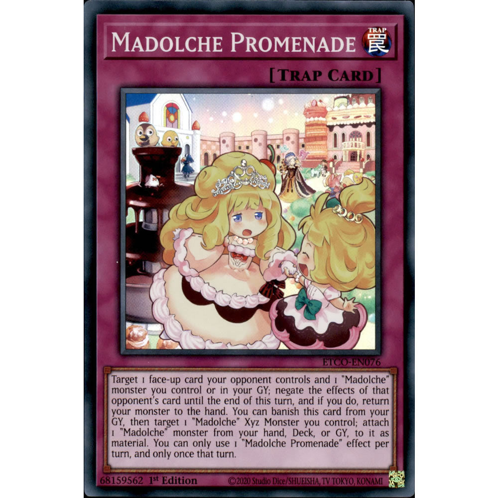 Madolche Promenade ETCO-EN076 Yu-Gi-Oh! Card from the Eternity Code Set