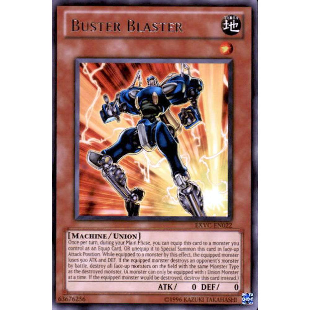 Buster Blaster EXVC-EN022 Yu-Gi-Oh! Card from the Extreme Victory Set