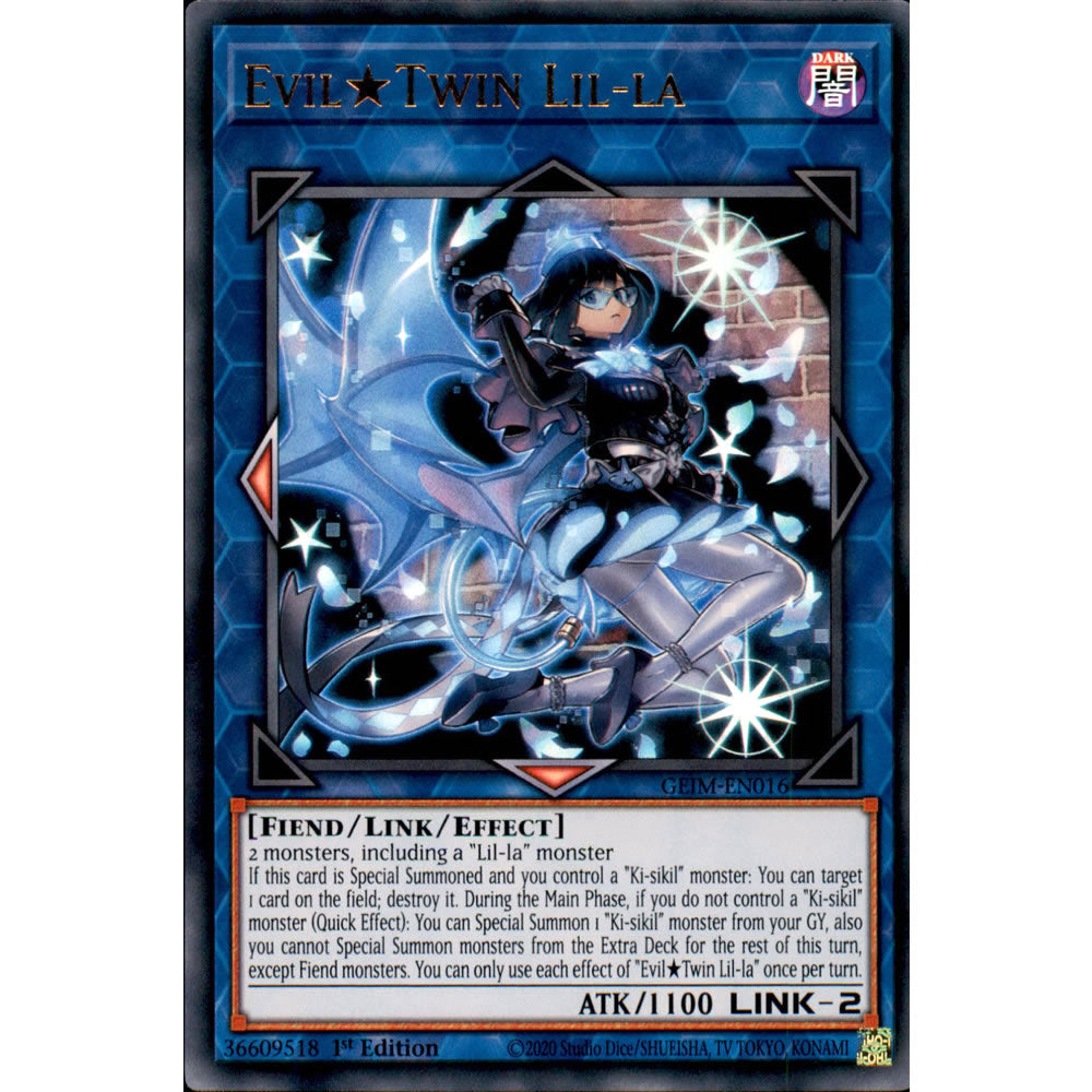 yugioh evil twins cards Evil Twin Lil-la GEIM-EN016 Yu-Gi-Oh! Card