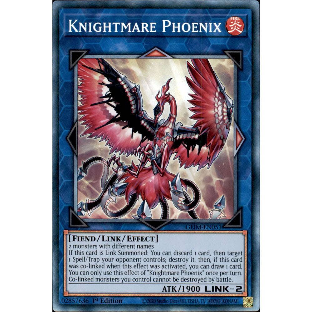 Knightmare Phoenix GEIM-EN051 Yu-Gi-Oh! Card from the Genesis Impact Set