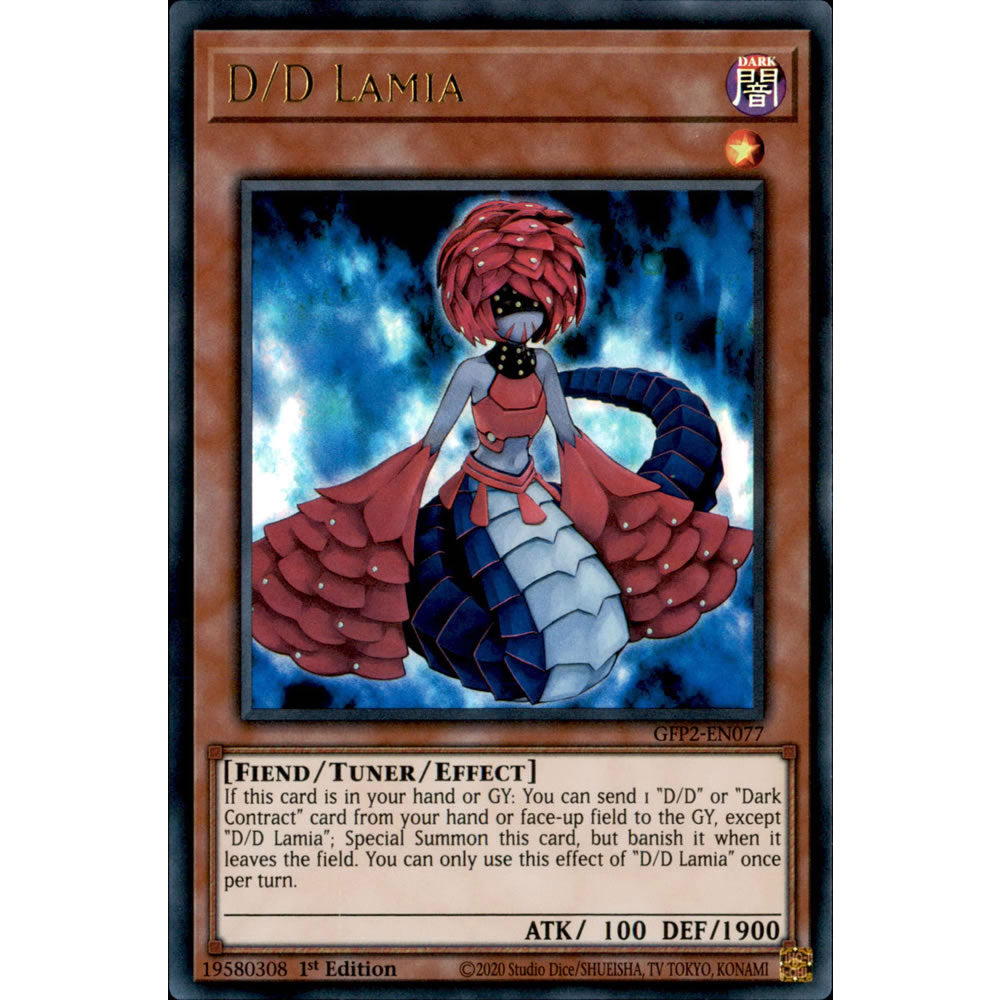 D/D Lamia GFP2-EN077 Yu-Gi-Oh! Card from the Ghosts From the Past: The 2nd Haunting Set