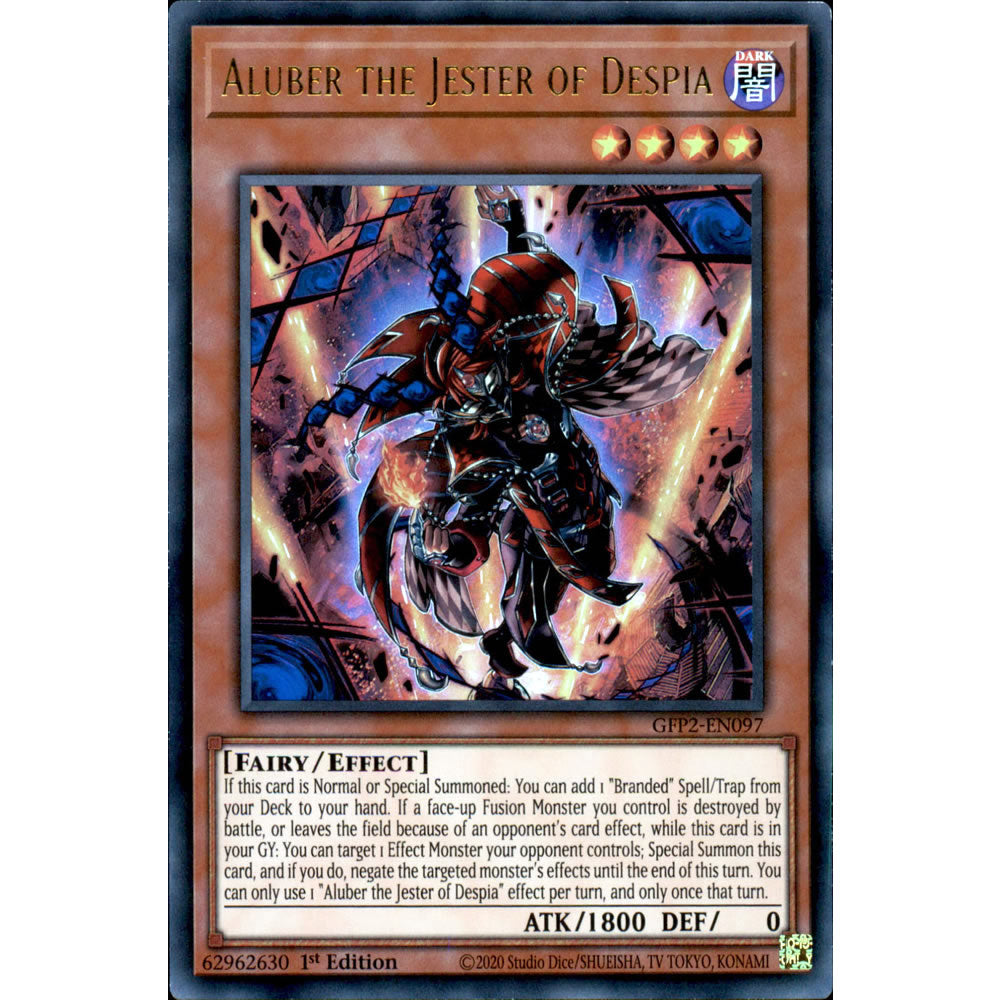 Aluber the Jester of Despia GFP2-EN097 Yu-Gi-Oh! Card from the Ghosts From the Past: The 2nd Haunting Set
