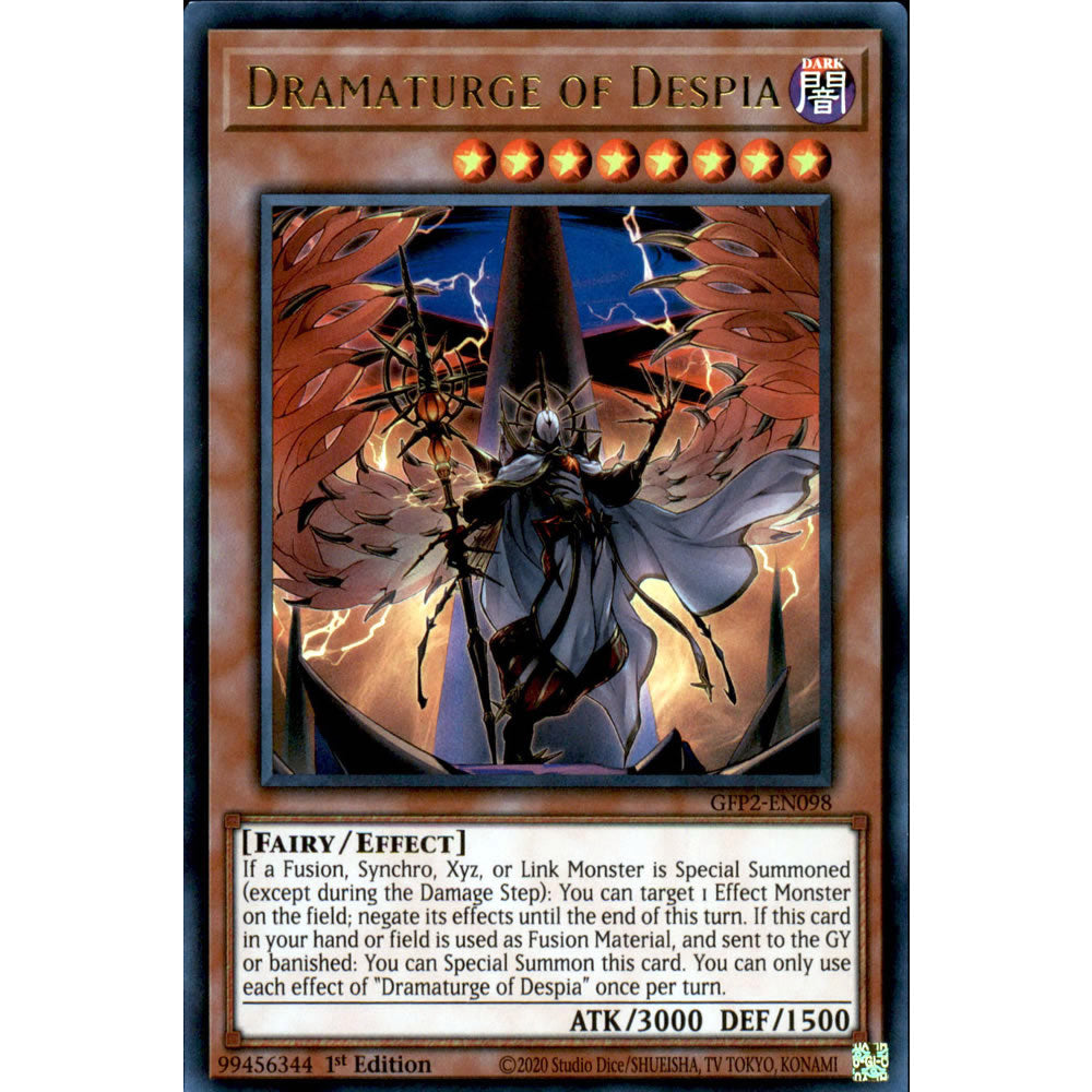 Dramaturge of Despia GFP2-EN098 Yu-Gi-Oh! Card from the Ghosts From the Past: The 2nd Haunting Set