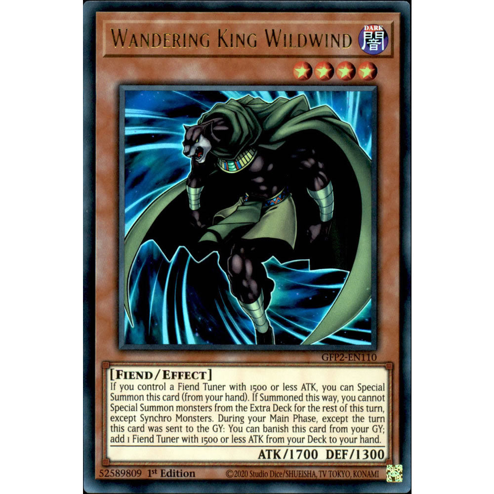 Wandering King Wildwind GFP2 EN110 Yu Gi Oh Card wandering-king-wildwind-gfp2-en110-yu-gi-oh-card