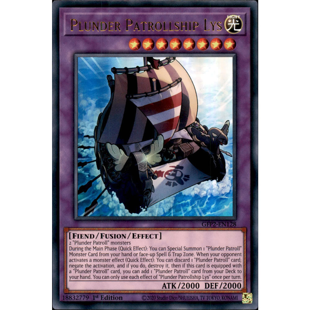Plunder Patrollship Lys GFP2-EN128 Yu-Gi-Oh! Card from the Ghosts From the Past: The 2nd Haunting Set