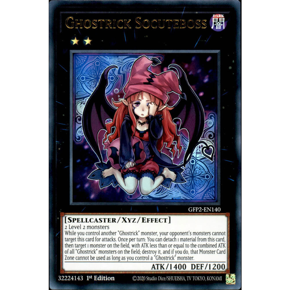 Ghostrick Socuteboss GFP2-EN140 Yu-Gi-Oh! Card from the Ghosts From the Past: The 2nd Haunting Set