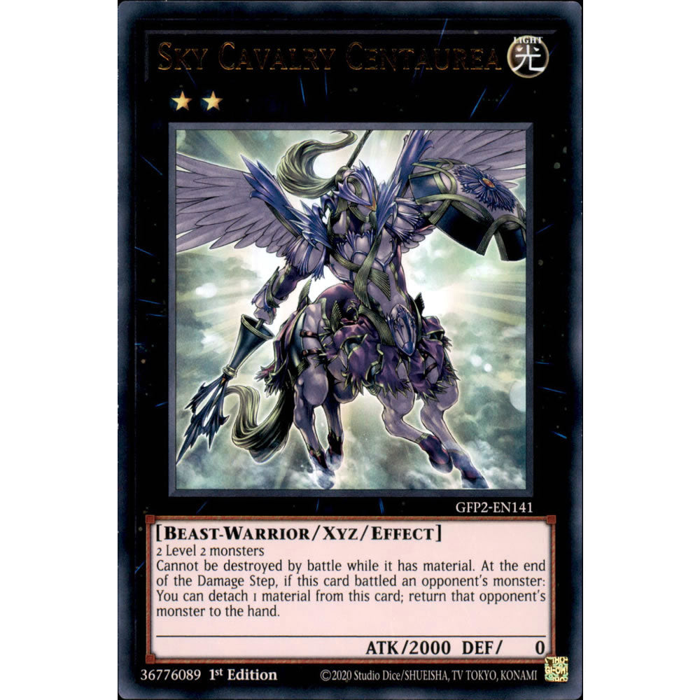 Sky Cavalry Centaurea GFP2-EN141 Yu-Gi-Oh! Card from the Ghosts From the Past: The 2nd Haunting Set