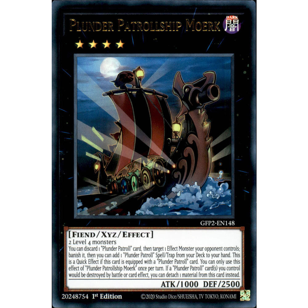 Plunder Patrollship Moerk GFP2-EN148 Yu-Gi-Oh! Card from the Ghosts From the Past: The 2nd Haunting Set