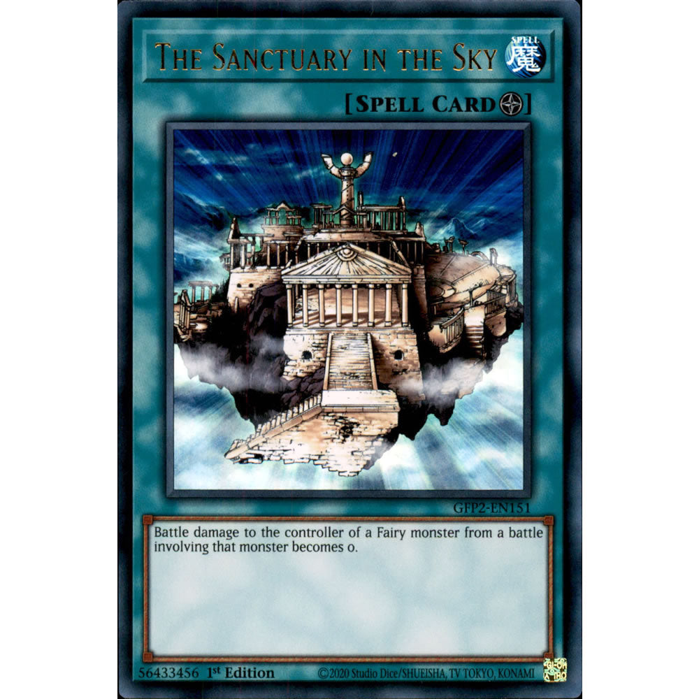The Sanctuary in the Sky GFP2-EN151 Yu-Gi-Oh! Card from the Ghosts From the Past: The 2nd Haunting Set