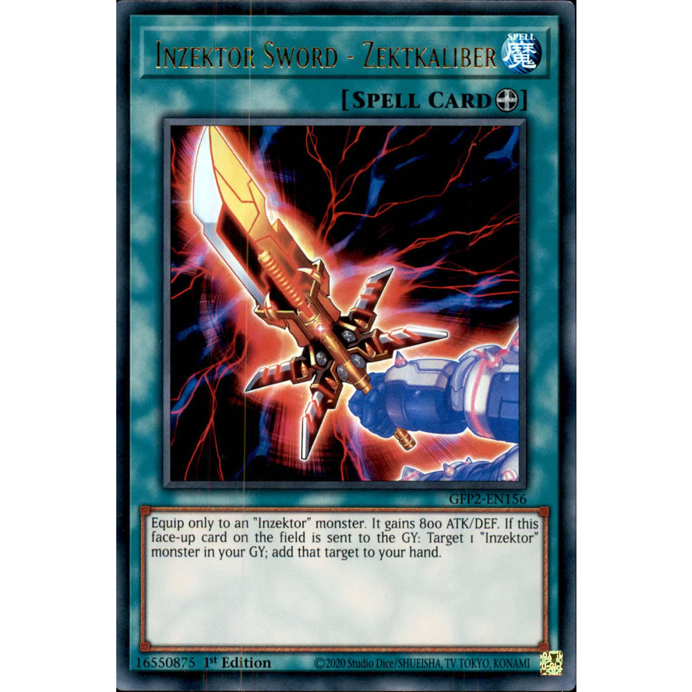 Inzektor Sword - Zektkaliber GFP2-EN156 Yu-Gi-Oh! Card from the Ghosts From the Past: The 2nd Haunting Set