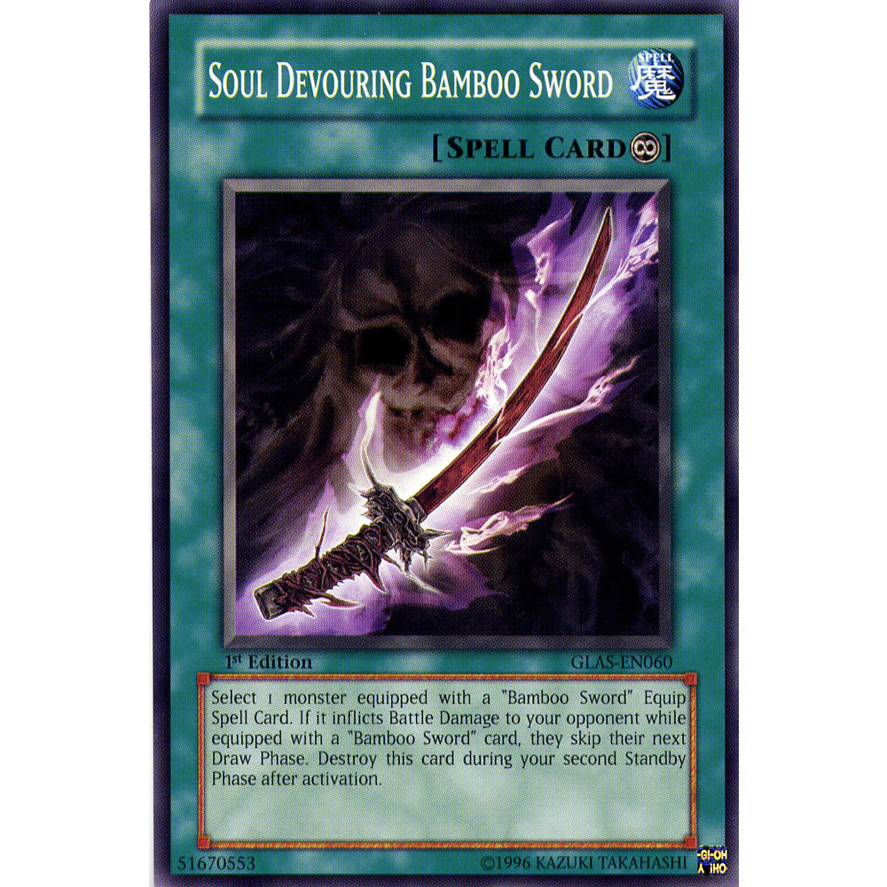 yugioh bamboo sword cards Devouring Bamboo Sword GLAS-EN060 Yu-Gi-Oh! Card